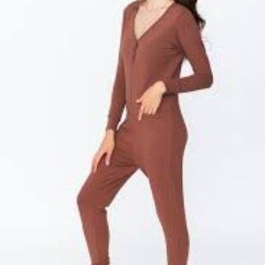 Smash + Tess Wednesday romper in classic cocoa